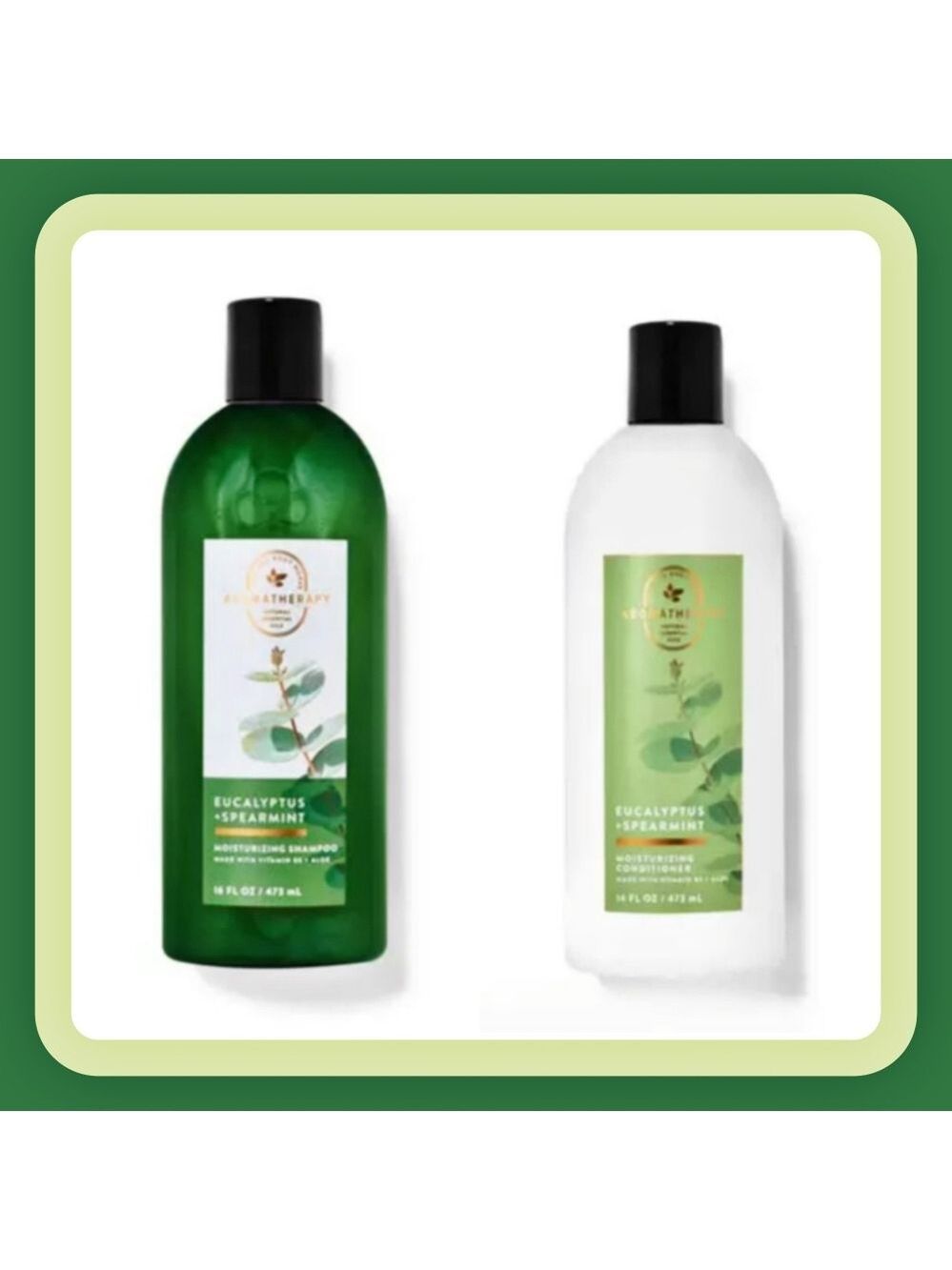 SHAMPOO & CONDITIONER EUCALYPTUS SPEARMINT AROMATHERAPY BY BATH AND BODY WORKS
